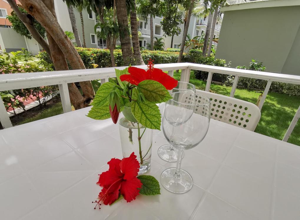 بونتا كانا Caribbean Studios Tropicana With Pool - Playa Los Corales المظهر الخارجي الصورة