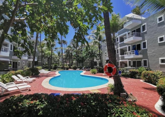 بونتا كانا Caribbean Studios Tropicana With Pool - Playa Los Corales المظهر الخارجي الصورة