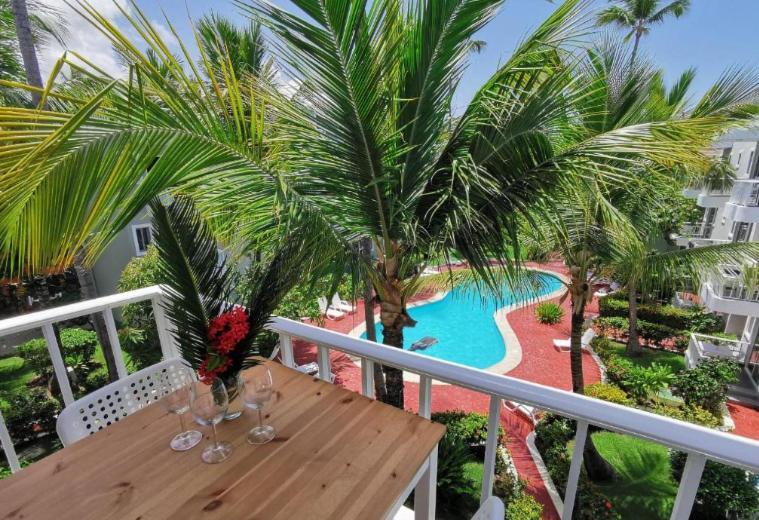 بونتا كانا Caribbean Studios Tropicana With Pool - Playa Los Corales المظهر الخارجي الصورة